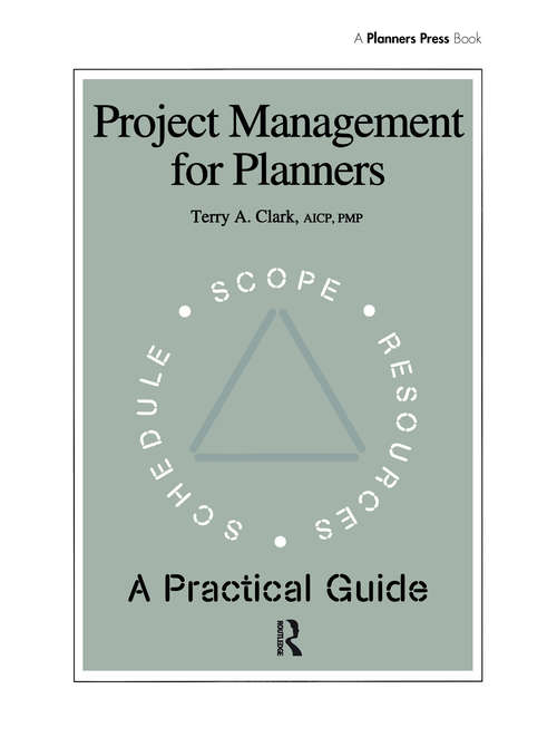 Book cover of Project Management for Planners