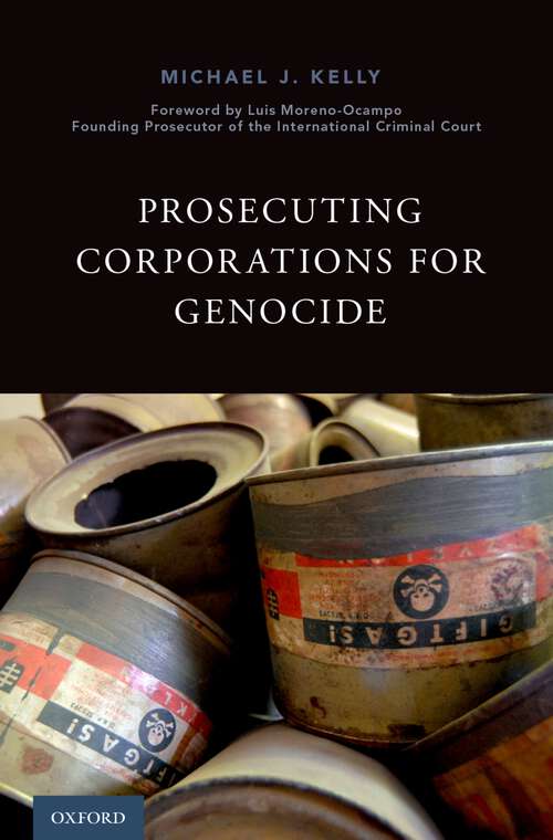 Book cover of Prosecuting Corporations for Genocide