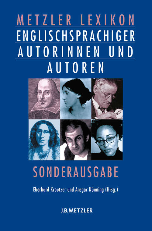 Book cover of Metzler Lexikon englischsprachiger Autorinnen und Autoren