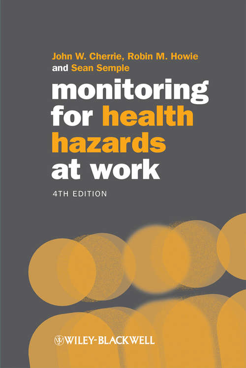 Book cover of Monitoring for Health Hazards at Work (4)