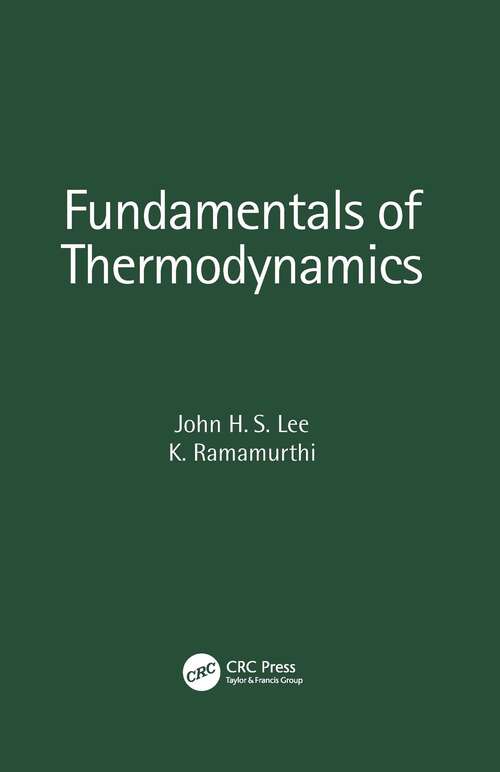 Book cover of Fundamentals of Thermodynamics