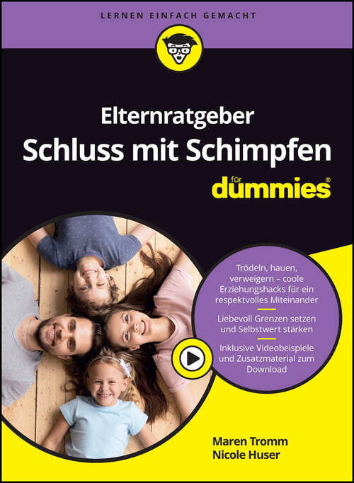 Book cover of Elternratgeber Schluss mit Schimpfen für Dummies (Für Dummies)