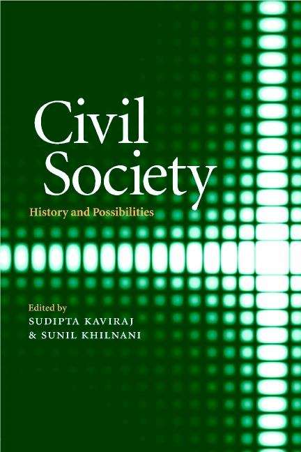 Book cover of Civil Society: History And Possibilities (PDF)