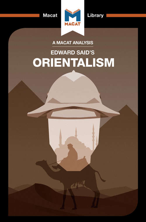 Book cover of Orientalism (The Macat Library)