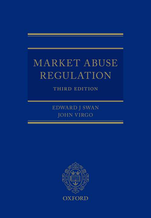 Book cover of Market Abuse Regulation