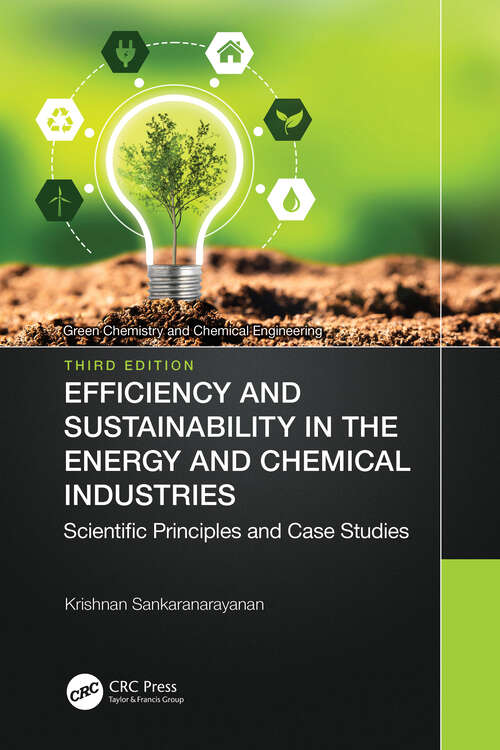 Book cover of Efficiency and Sustainability in the Energy and Chemical Industries: Scientific Principles and Case Studies (Green Chemistry and Chemical Engineering)