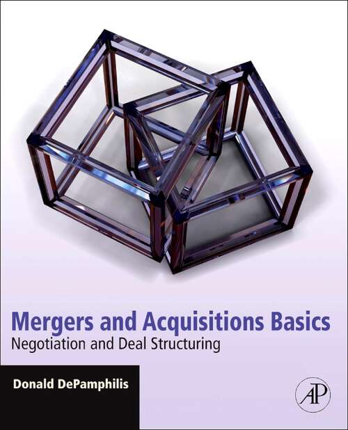 Book cover of Mergers and Acquisitions Basics: Negotiation and Deal Structuring