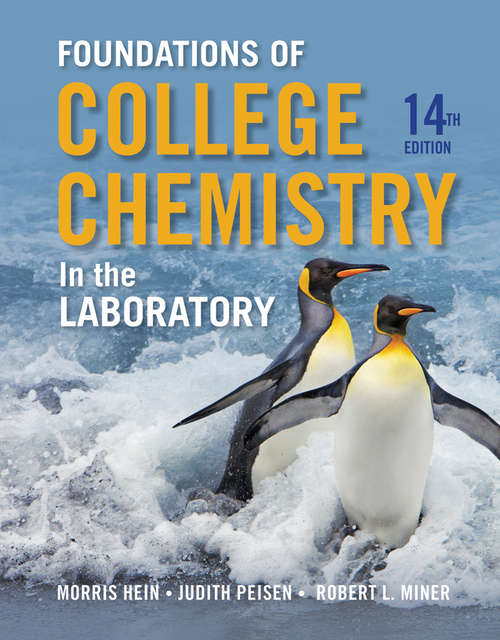 Book cover of Foundations of Chemistry in the Laboratory