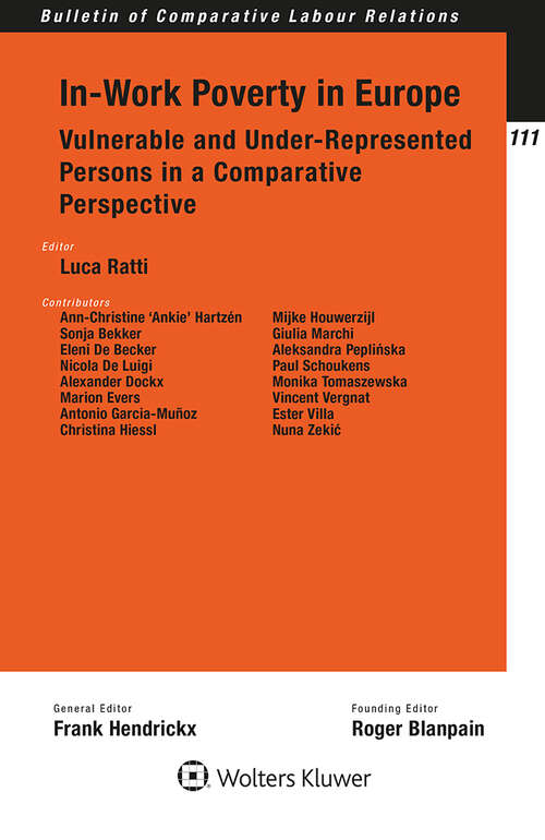 Book cover of In-Work Poverty in Europe: Vulnerable and Under-Represented Persons in a Comparative Perspective (Bulletin of Comparative Labour Relations #111)