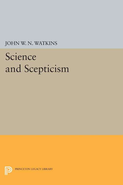 Book cover of Science and Scepticism