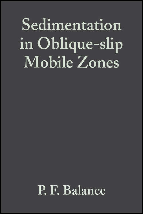 Book cover of Sedimentation in Oblique-slip Mobile Zones (International Association Of Sedimentologists Series #34)