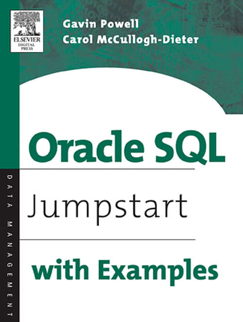Book cover of Oracle SQL: Jumpstart with Examples