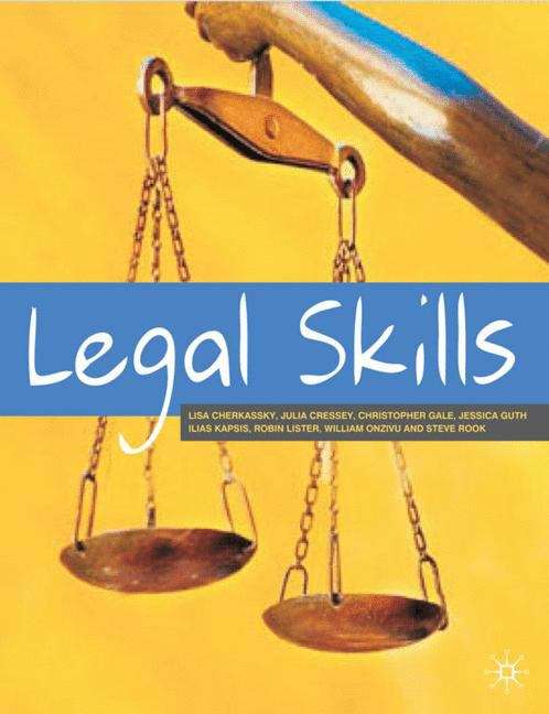 Book cover of Legal Skills (PDF)