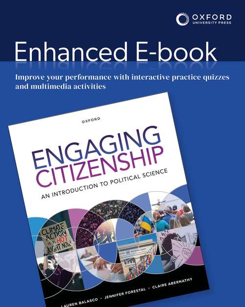 Book cover of Engaging Citizenship: An Introduction to Political Science