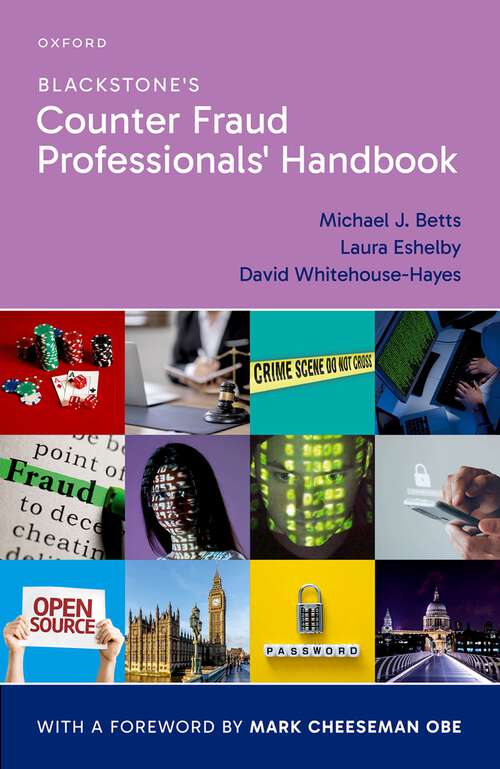 Book cover of Blackstone's Counter Fraud Professionals' Handbook