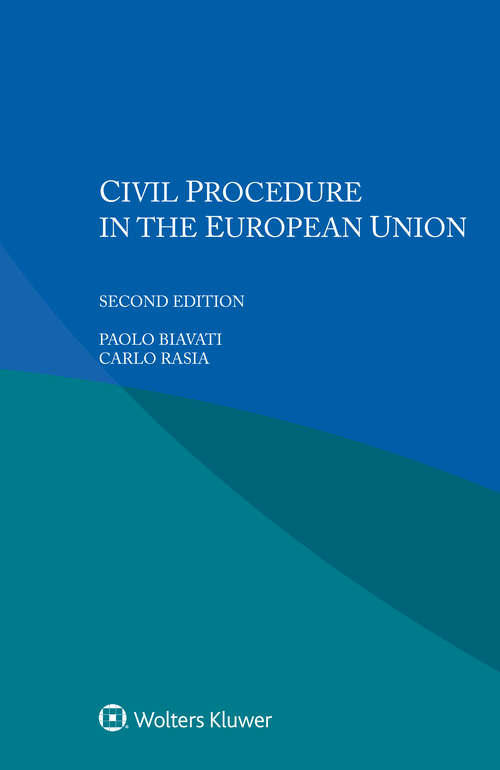 Book cover of Civil Procedure in the European Union (2)