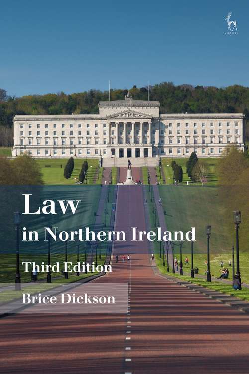 Book cover of Law in Northern Ireland