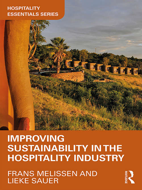 Book cover of Improving Sustainability in the Hospitality Industry (Hospitality Essentials Series)