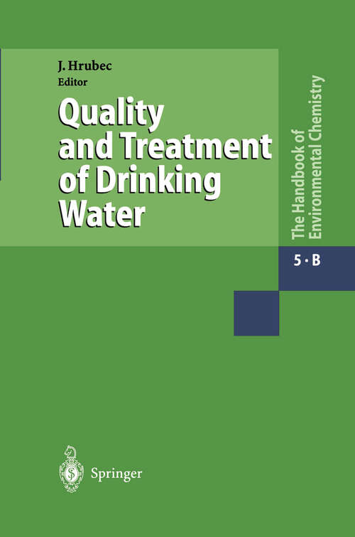 Book cover of Water Pollution: Drinking Water and Drinking Water Treatment (1995) (The Handbook of Environmental Chemistry: 5 / 5B)