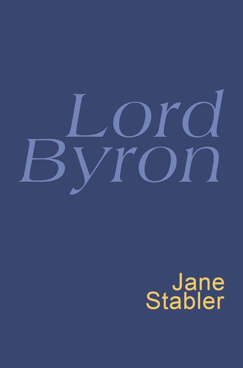 Book cover of Lord Byron: Everyman's Poetry (Everyman's Poetry: Vol. 22)