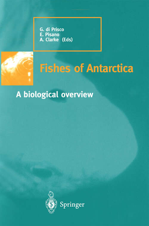 Book cover of Fishes of Antarctica: A biological overview (1998)