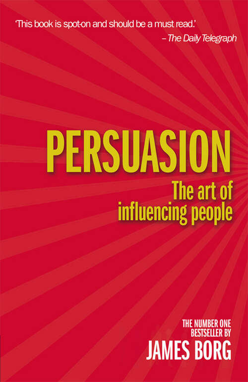 Book cover of Persuasion: The art of influencing (4)