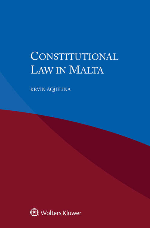 Book cover of Constitutional Law in Malta