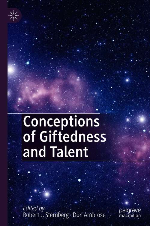Book cover of Conceptions of Giftedness and Talent (1st ed. 2021)