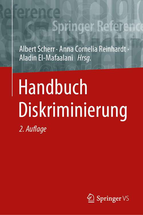 Book cover of Handbuch Diskriminierung (2. Aufl. 2023)