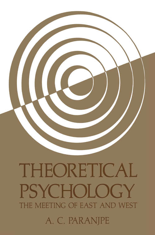 Book cover of Theoretical Psychology: The Meeting of East and West (1984) (Path in Psychology)