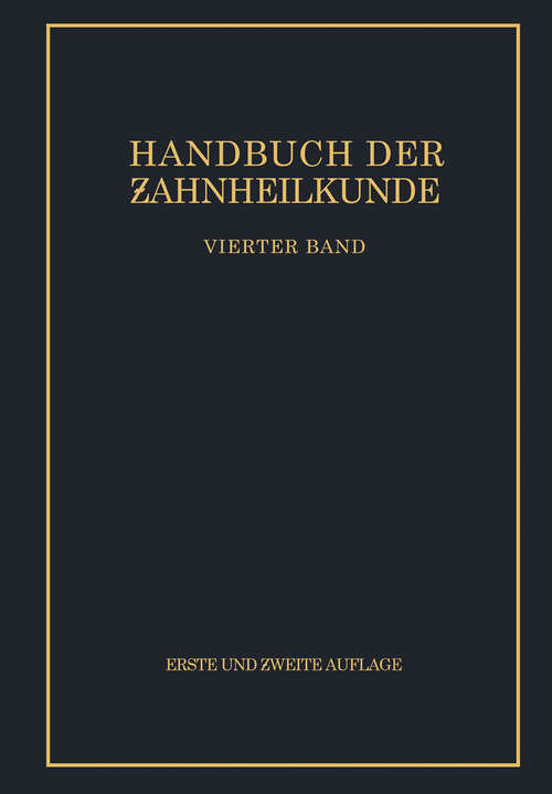 Book cover of Gebiss-, Kiefer- und Gesichtsorthopädie (2. Aufl. 1939)