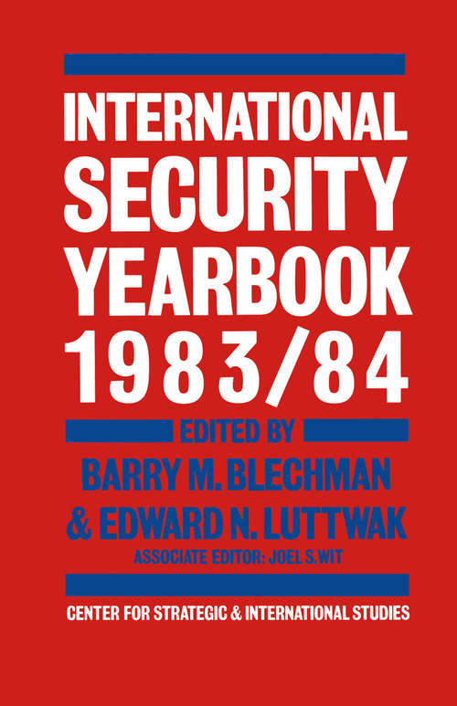 Book cover of International Security Yearbook 1983/84 (1st ed. 1984)
