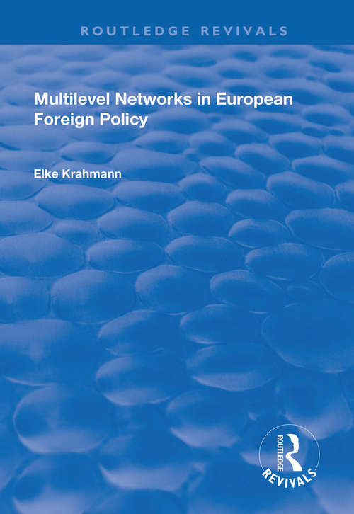 Book cover of Multilevel Networks in European Foreign Policy