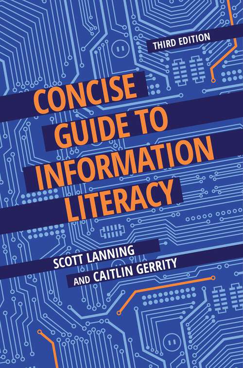 Book cover of Concise Guide to Information Literacy