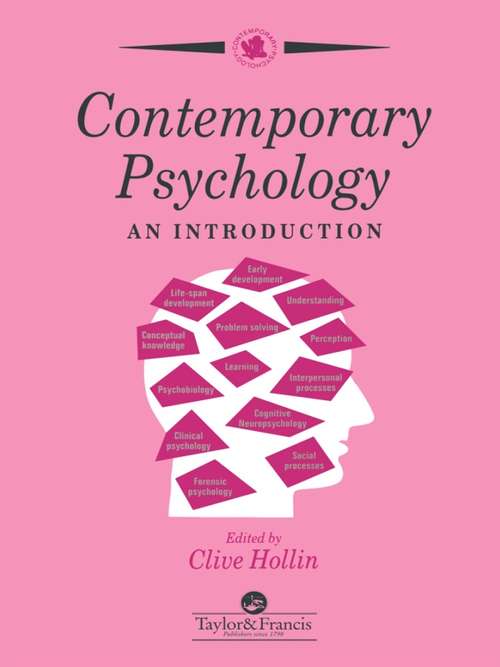 Book cover of Contemporary Psychology: An Introduction (Contemporary Psychology Ser.: Vol. 11)