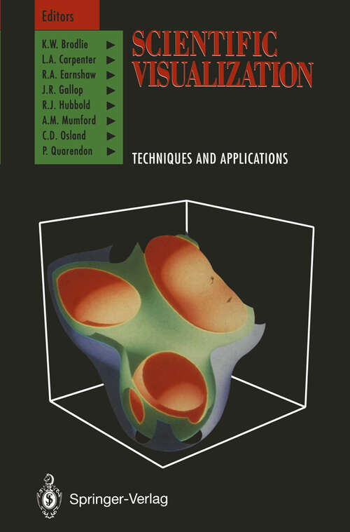 Book cover of Scientific Visualization: Techniques and Applications (1992)