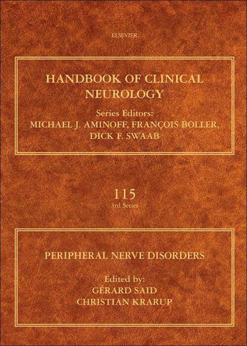 Book cover of Peripheral Nerve Disorders (Handbook of Clinical Neurology: Volume 115)