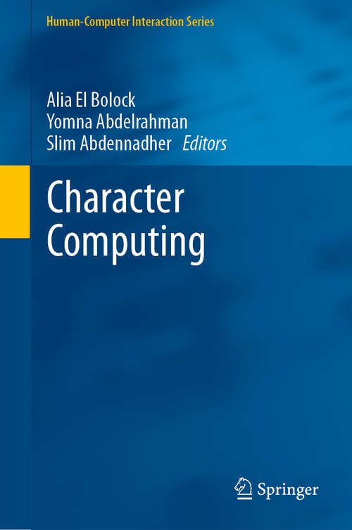 Book cover of Character Computing (1st ed. 2020) (Human–Computer Interaction Series)