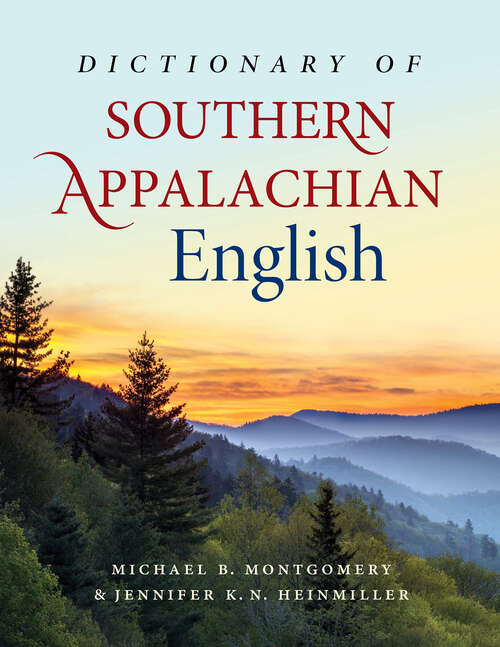 Book cover of Dictionary of Southern Appalachian English