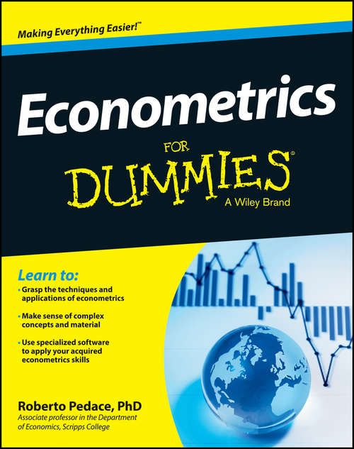 Book cover of Econometrics For Dummies