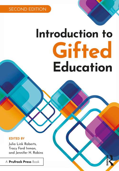 Book cover of Introduction to Gifted Education: Gifted Education, A First-year Teacher's Introduction To Gifted Learners (2)