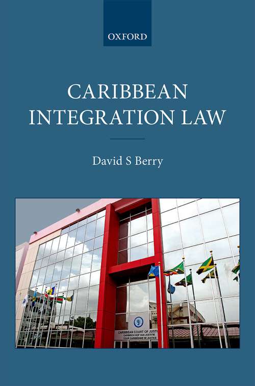 Book cover of Caribbean Integration Law