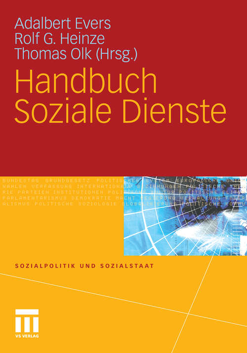 Book cover of Handbuch Soziale Dienste (2011) (Sozialpolitik und Sozialstaat)