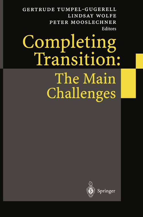Book cover of Completing Transition: The Main Challenges (2002)
