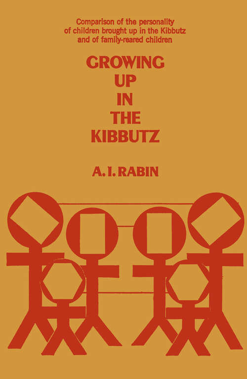 Book cover of Growing up in the Kibbutz (1965)