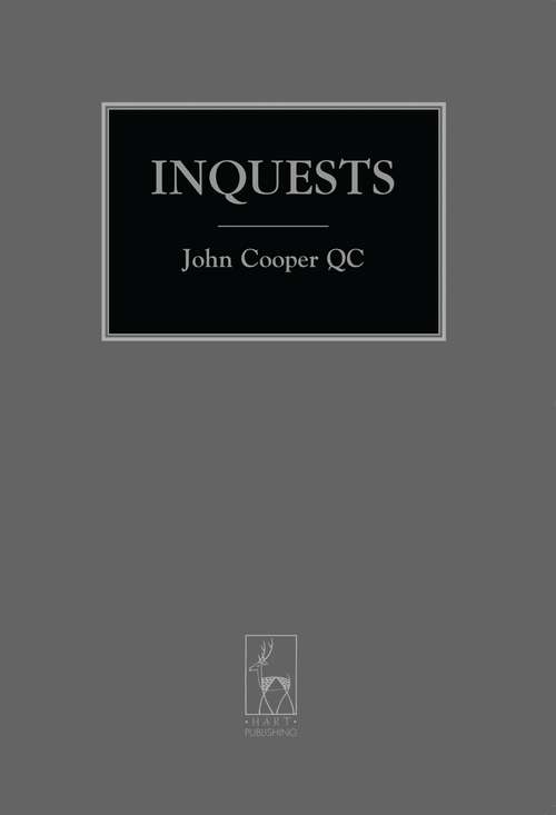 Book cover of Inquests (Criminal Law Library)