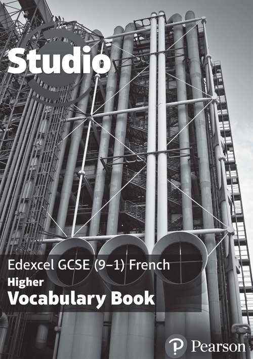 Book cover of Studio Edexcel GCSE French Higher Vocabulary Book (PDF)