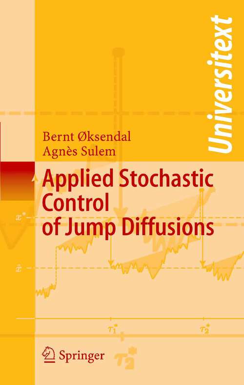 Book cover of Applied Stochastic Control of Jump Diffusions (2005) (Universitext)