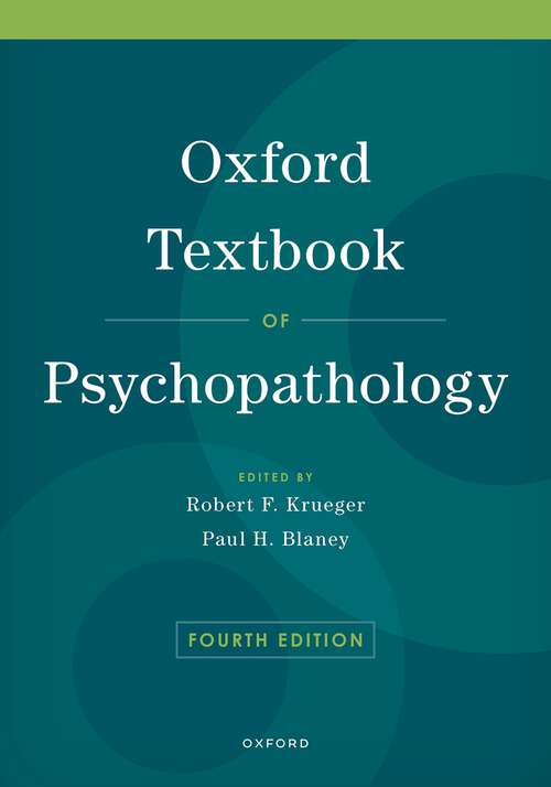 Book cover of Oxford Textbook of Psychopathology