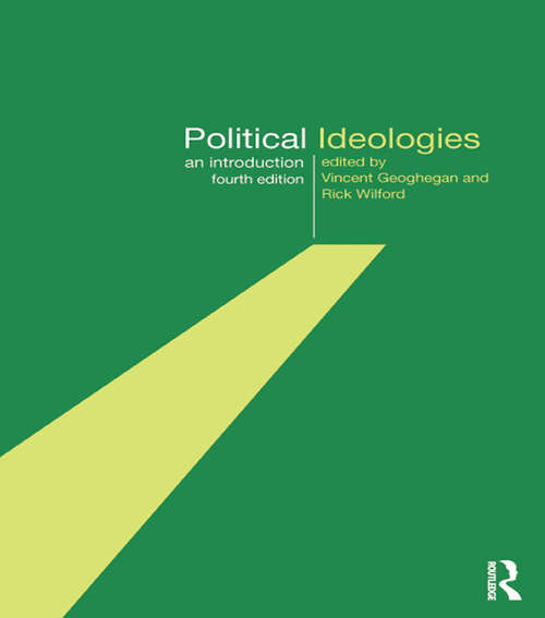 Book cover of Political Ideologies: An Introduction